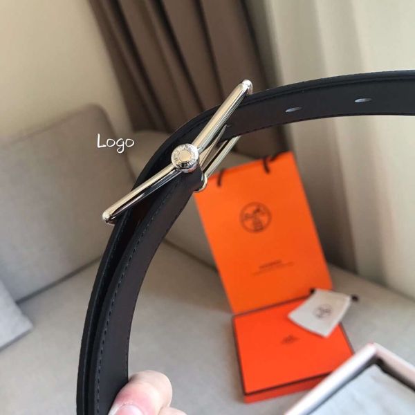 HERM Grey Saddle 38MM Reversible Belt